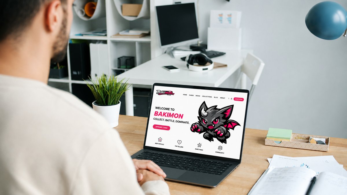 Bakimon dashboard on a developer's laptop